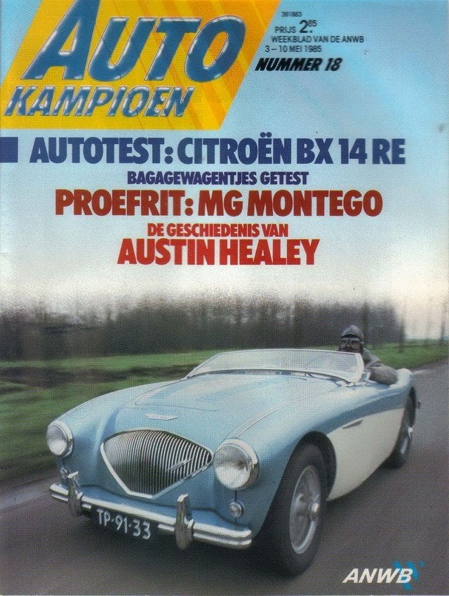 Autokampioen 18 1985 : MG Montego EFi - Citroen BX 14 RE, Ophalen of Verzenden, Gelezen, Algemeen