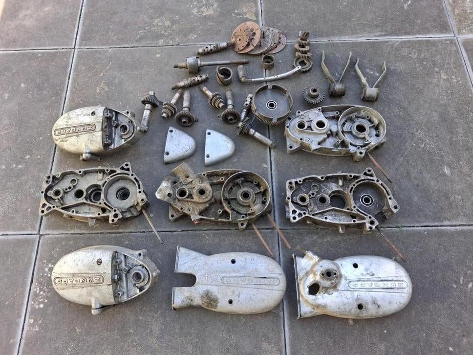 Zundapp motorblok restant., Ophalen of Verzenden, Gebruikt, Blok