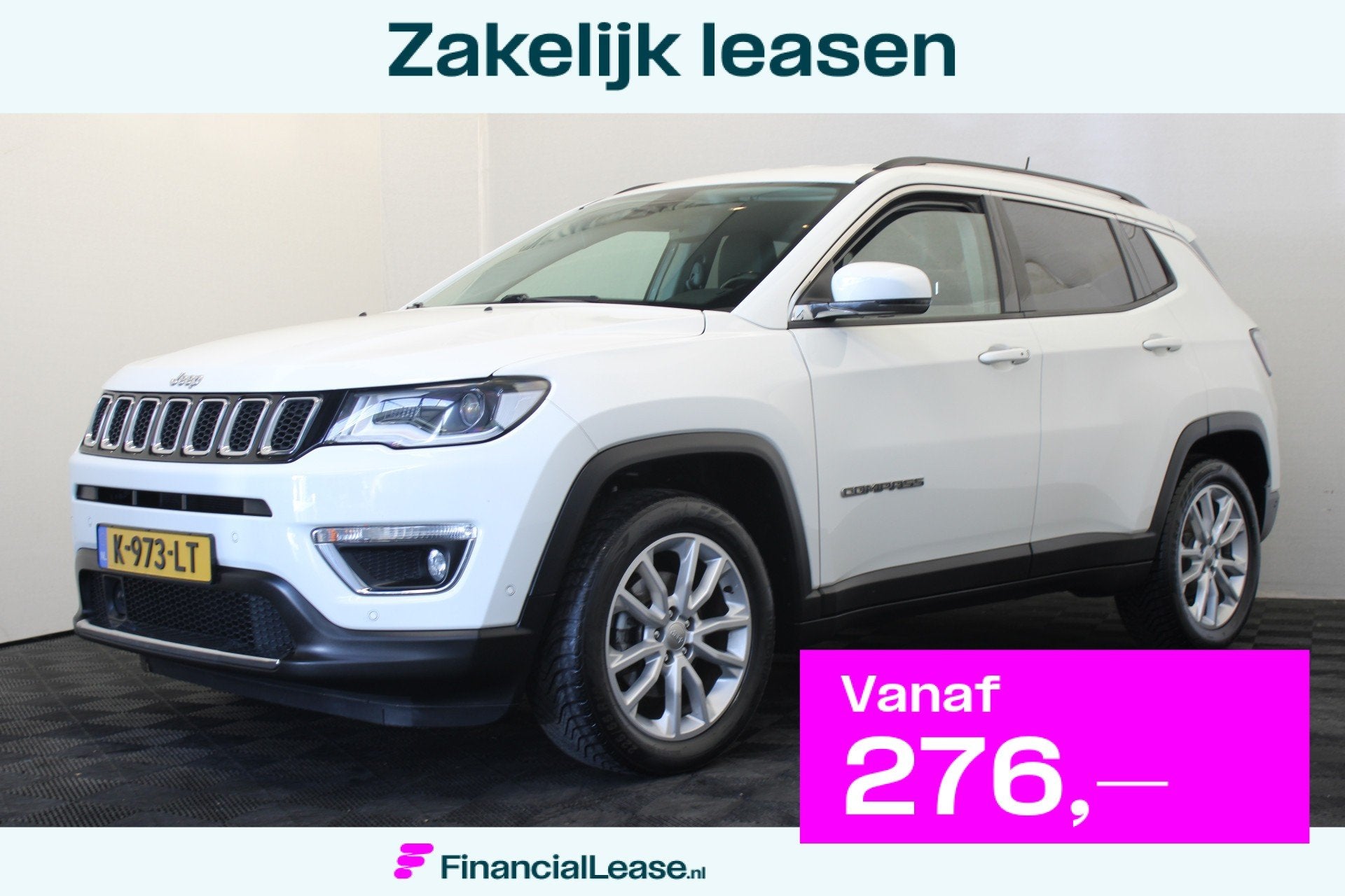Jeep Compass 1.3T Limited |Navi|Camera|, Auto's, Jeep, Bedrijf, Lease, Financial lease, Compass, ABS, Achteruitrijcamera, Airbags