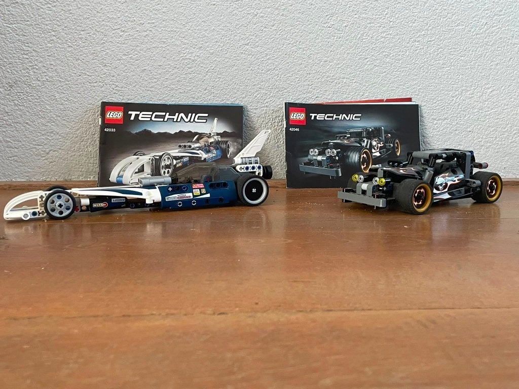 LEGO 42033 Record Breaker en LEGO 42046, Compleet, Lego, Ophalen of Verzenden, Zo goed als nieuw