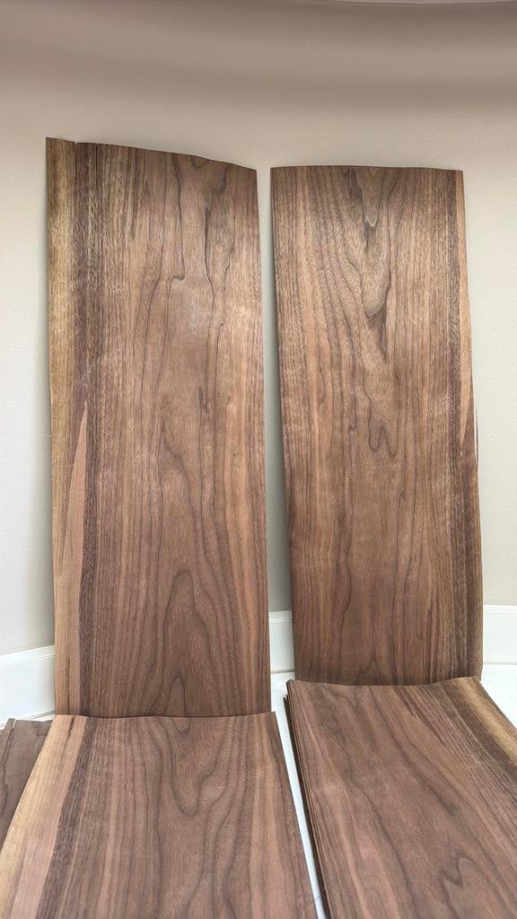 Noten fineer 70x26cm, Verzenden, Almelo, Nieuw, Fineer