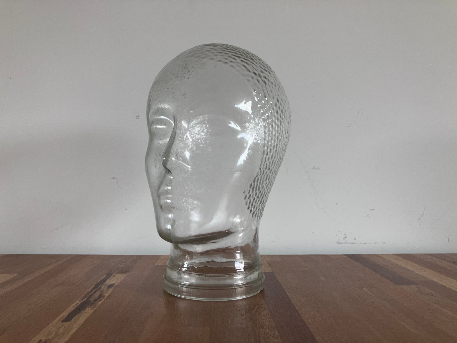 Vintage Glazen Mannequin Hoofd / Kop – Jaren 70 Retro, Ophalen of Verzenden