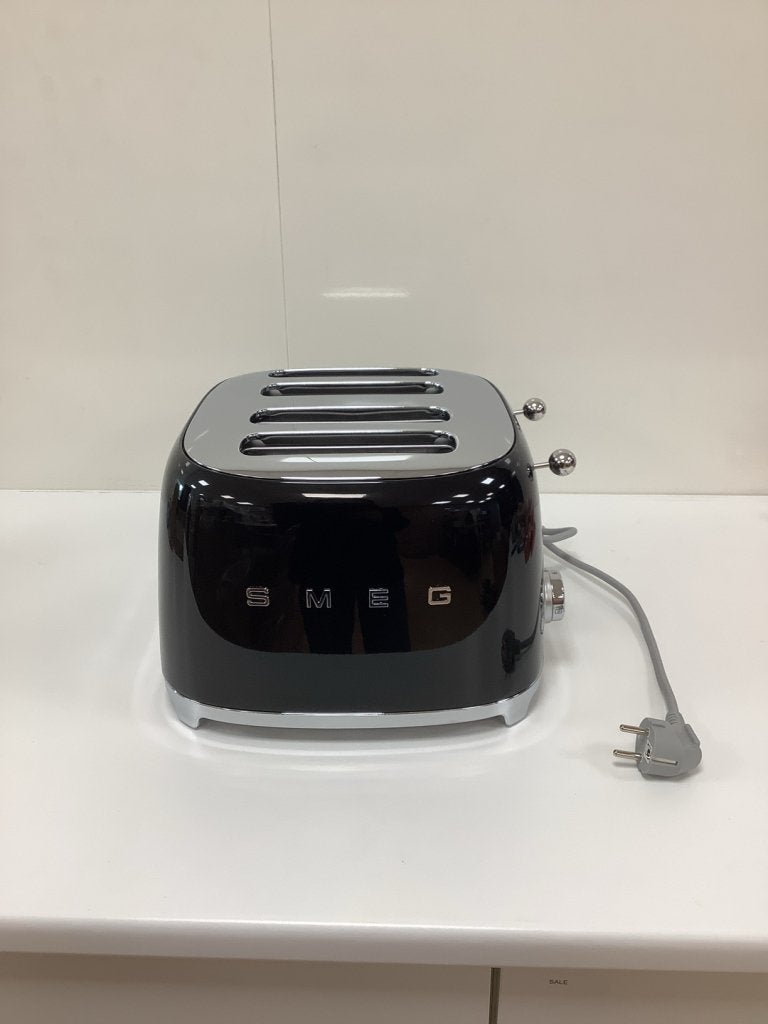 SMEG TSF03 broodrooster zwart – ongebruikt, doos beschadigd, Info@mystore.nl, Nieuw, Verzenden, Mystore Outlet
