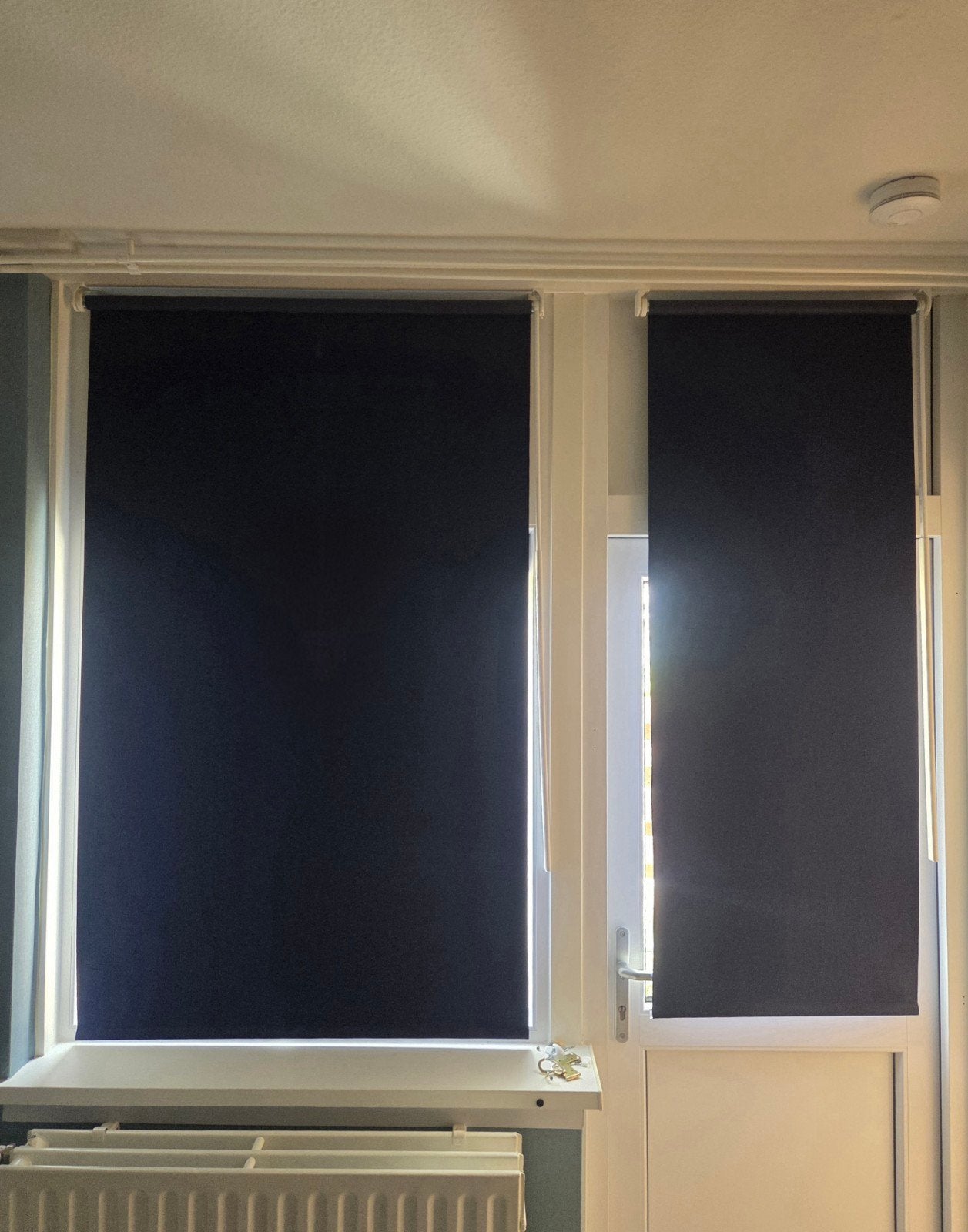 3x donkerblauwe Ikea Fridans rolgordijnen verduisterend, Ophalen, Blauw, Rolgordijn, IKEA