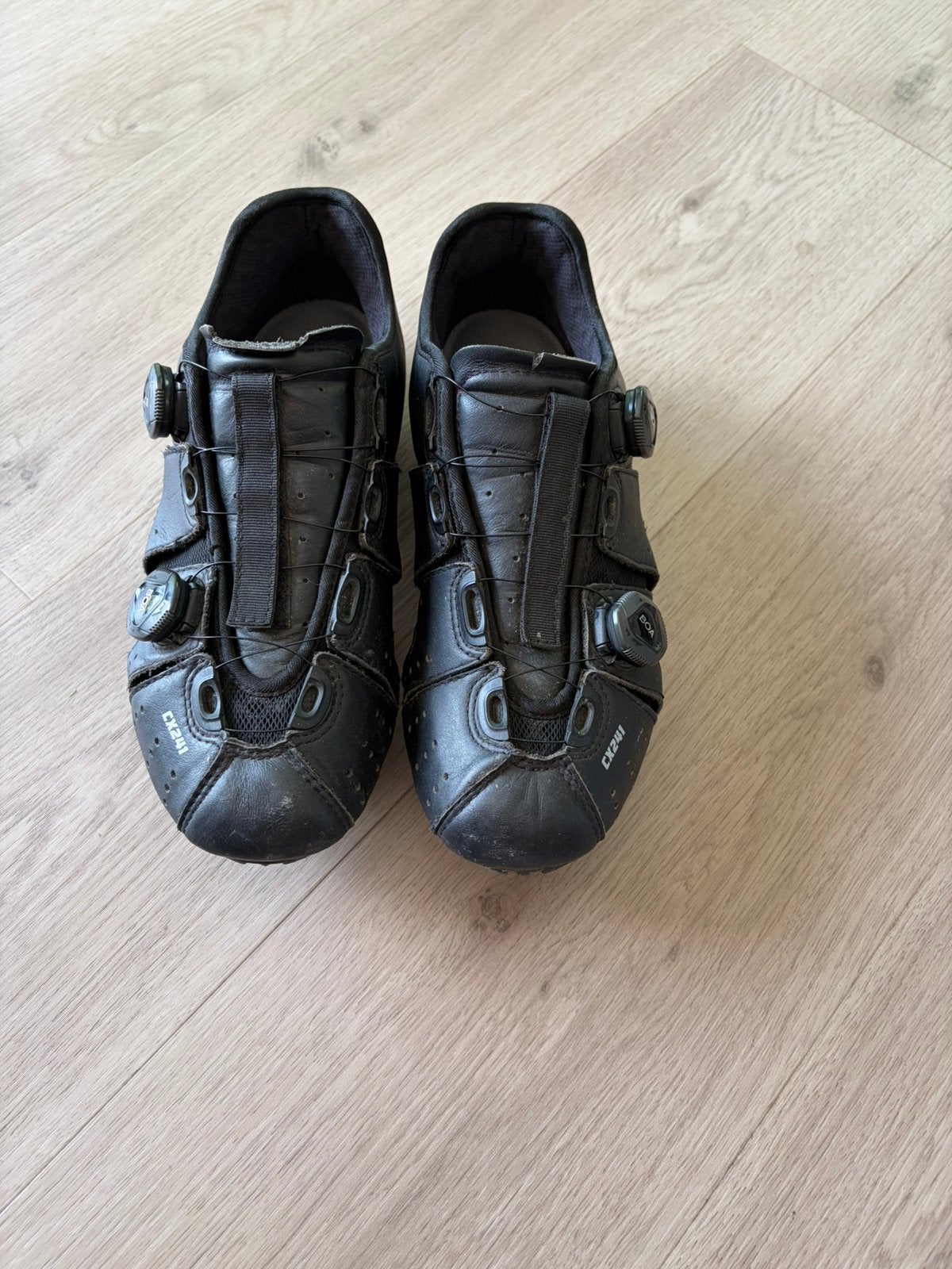Wielrenschoenen Lake CX 241, zwart en maat 44., Ophalen, Gebruikt