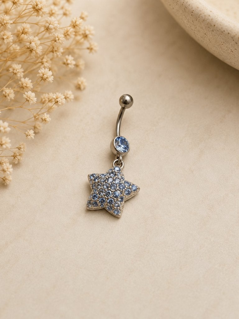 navelpiercing, Navelpiercing, Staal, Nieuw, Ophalen of Verzenden