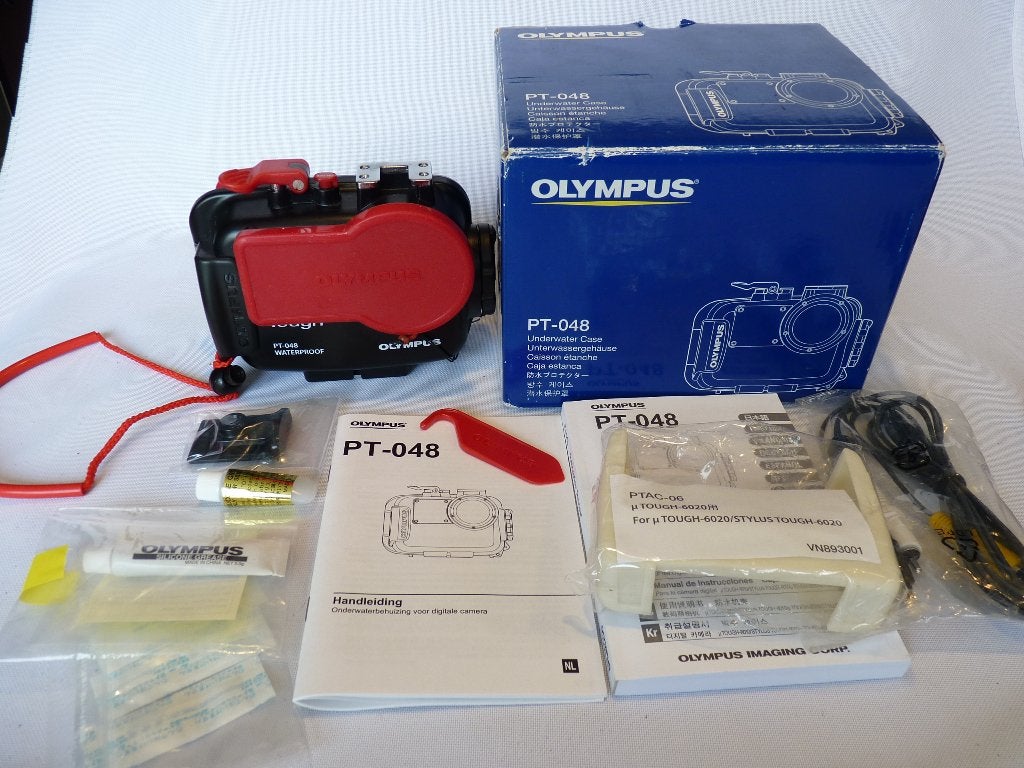 Olympus PT-048 onderwaterhuis voor Stylus Tough 6020 (8020), Compactcamera, Nieuw, Ophalen of Verzenden, 10 t/m 40 meter