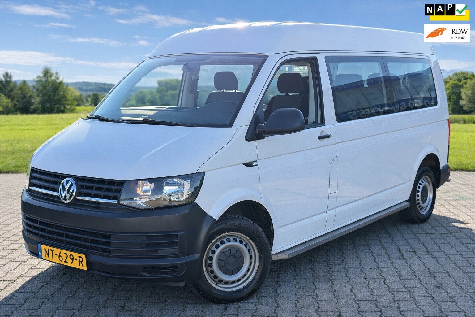 Volkswagen Transporter Kombi 2.0 TSI L2H1 9PRS, ECC AIRCO, E, Auto's, Voorwielaandrijving, Stof, Gebruikt, 2500 kg