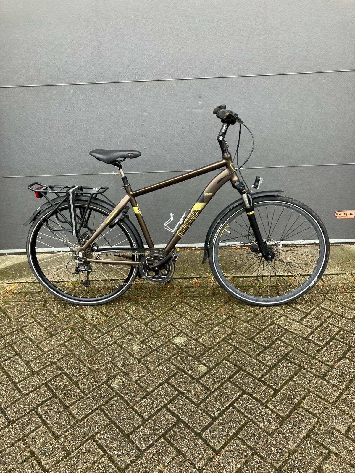 RAP suburb 8 versn. Hybride fiets, Gebruikt, Vering, 49 tot 53 cm, Schijfrem