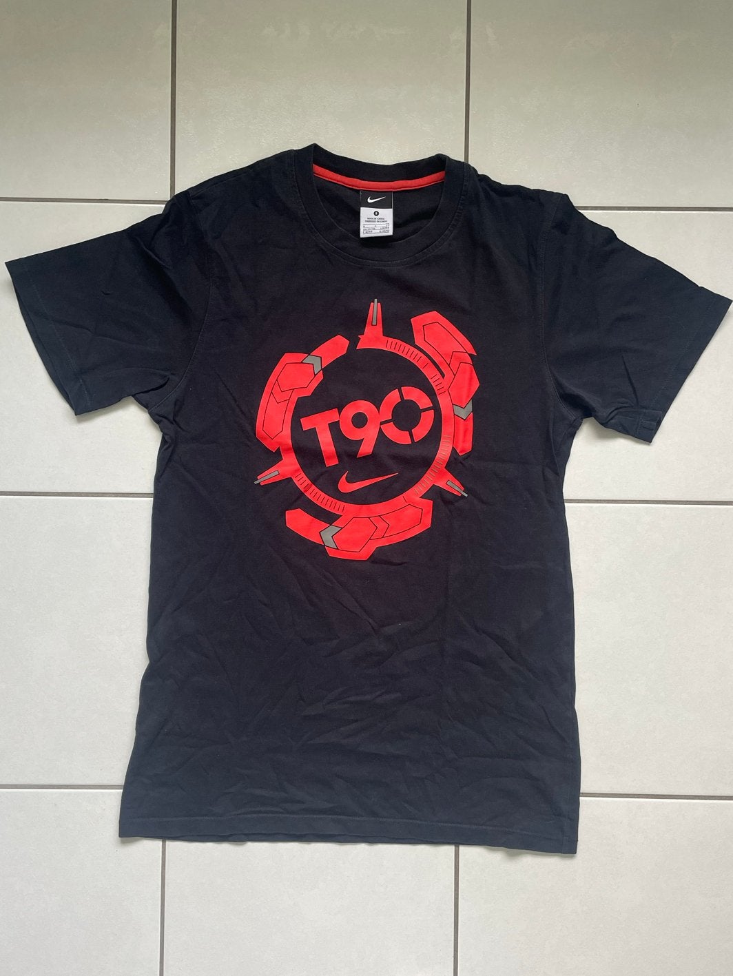 Nike T90 shirt maat S, Ophalen of Verzenden, Gedragen, Maat 46 (S) of kleiner, Zwart