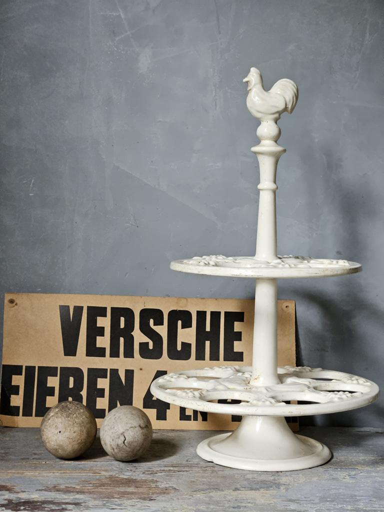Gietijzeren eierrekje, Antiek en Kunst, Ophalen of Verzenden