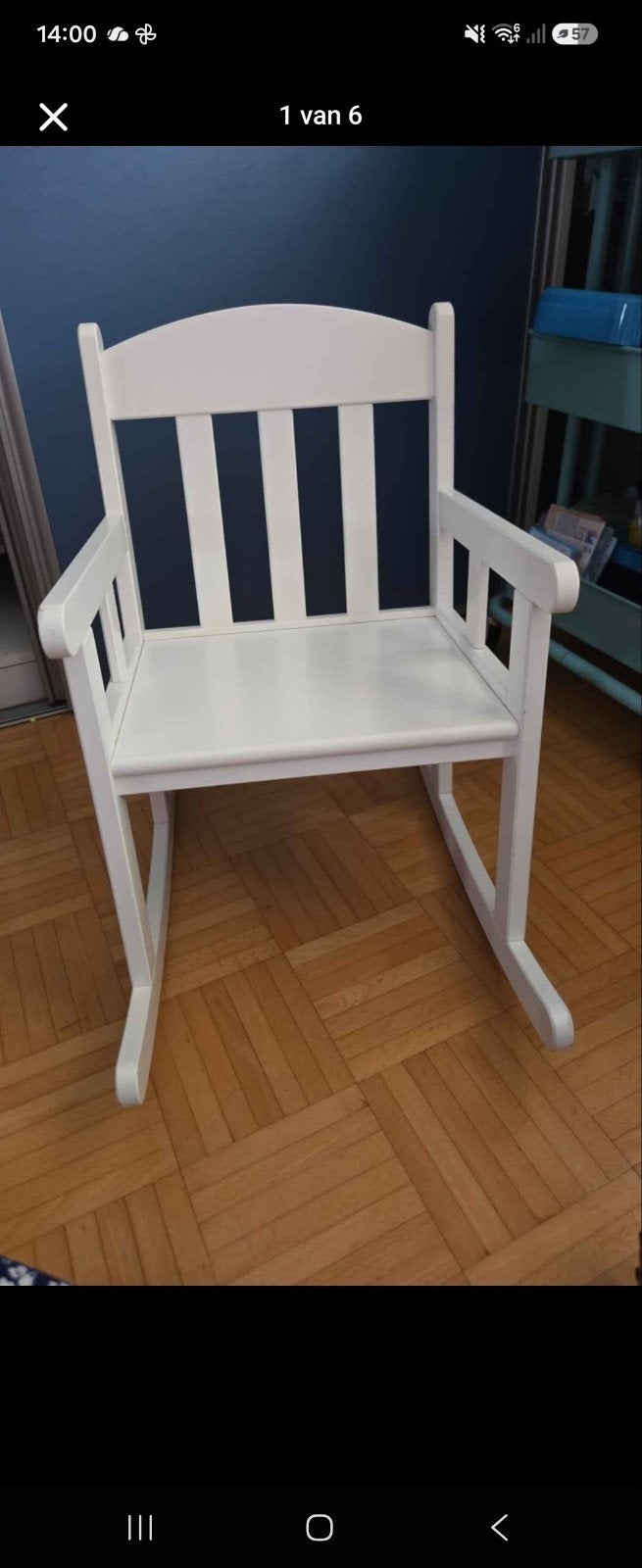 IKEA SUNDVIK Schommelstoel voor kinderen, Kinderen en Baby's, Kinderkamer | Tafels en Stoelen, Ophalen, Gebruikt, Stoel(en)