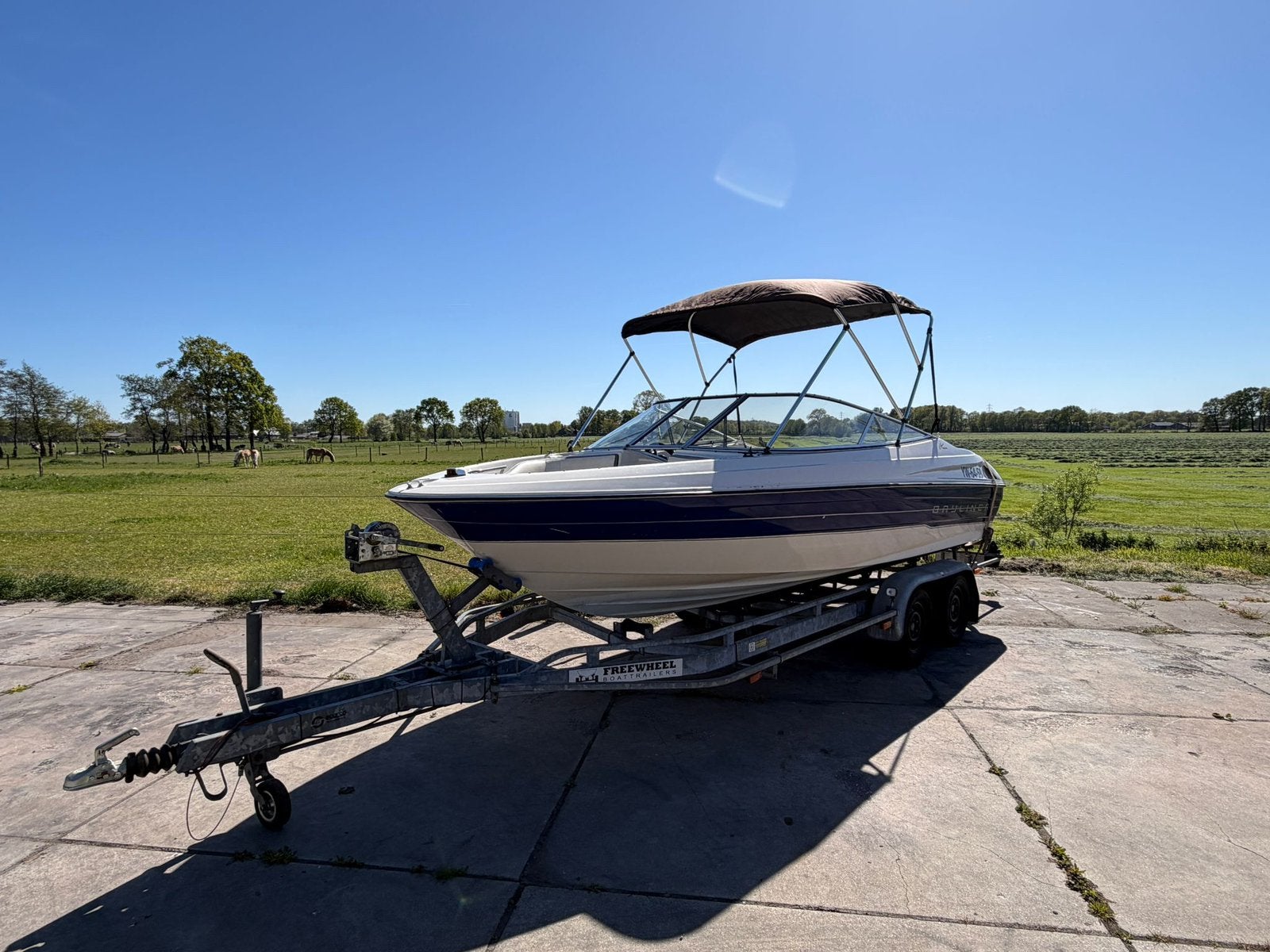 Bayliner speedboot in zeer nette staat!!, Ophalen, Zo goed als nieuw, Overige typen, Motorboot