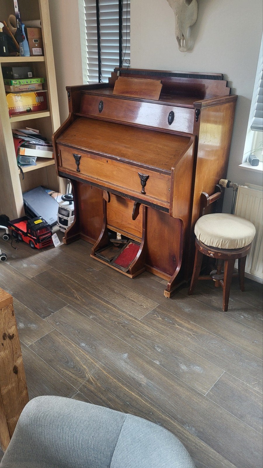 Antiek Harmonium - Klassiek Muziekinstrument, Ophalen of Verzenden, Gebruikt, 2 klavieren, Orgel