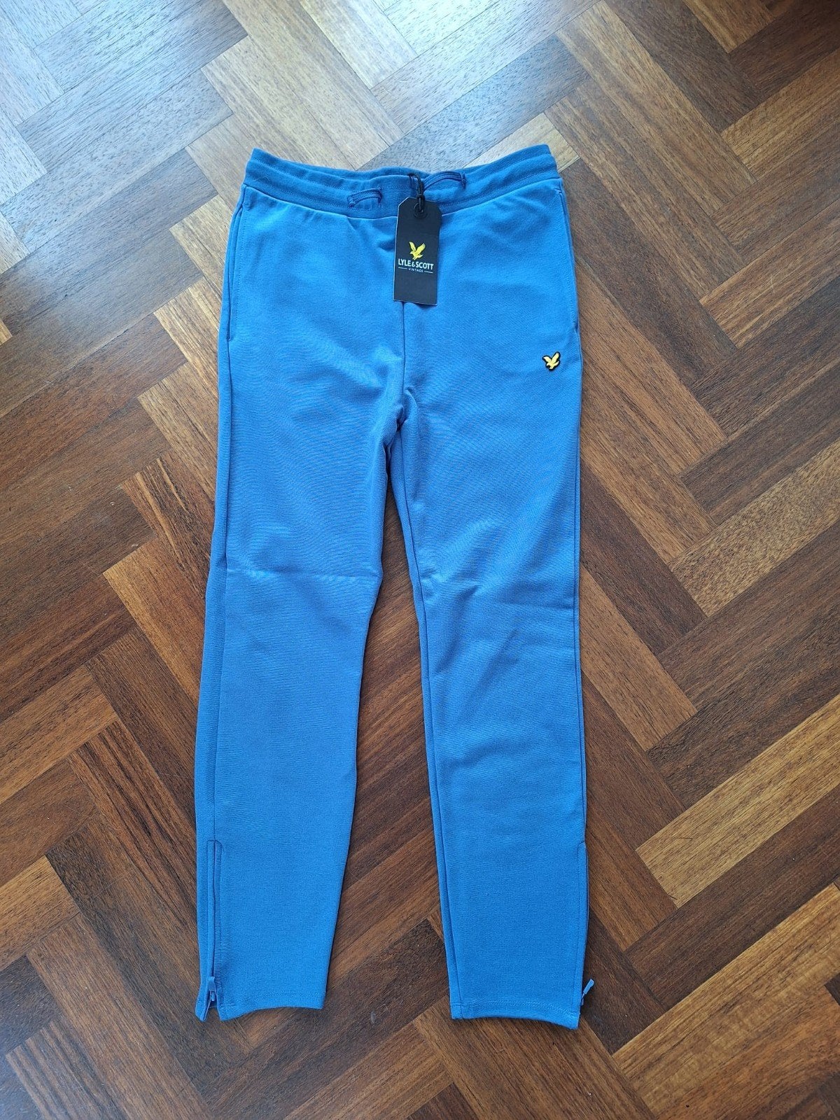 Lyle & Scott Storm Blue Fleece Joggingbroek Jongens 12/13jr, Ophalen of Verzenden, Nieuw, Lyle & Scott