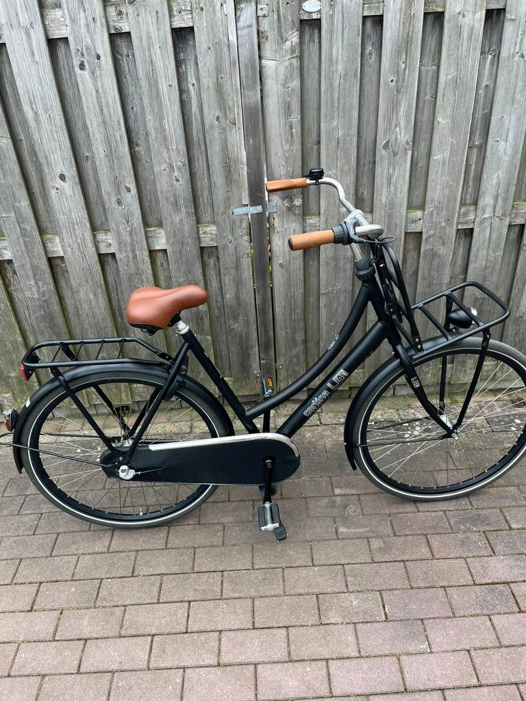 Cortina U4 dames transportfiets 28inch 57cm, Fietsen en Brommers, Ophalen, Terugtraprem, Versnellingen, 56 cm of meer