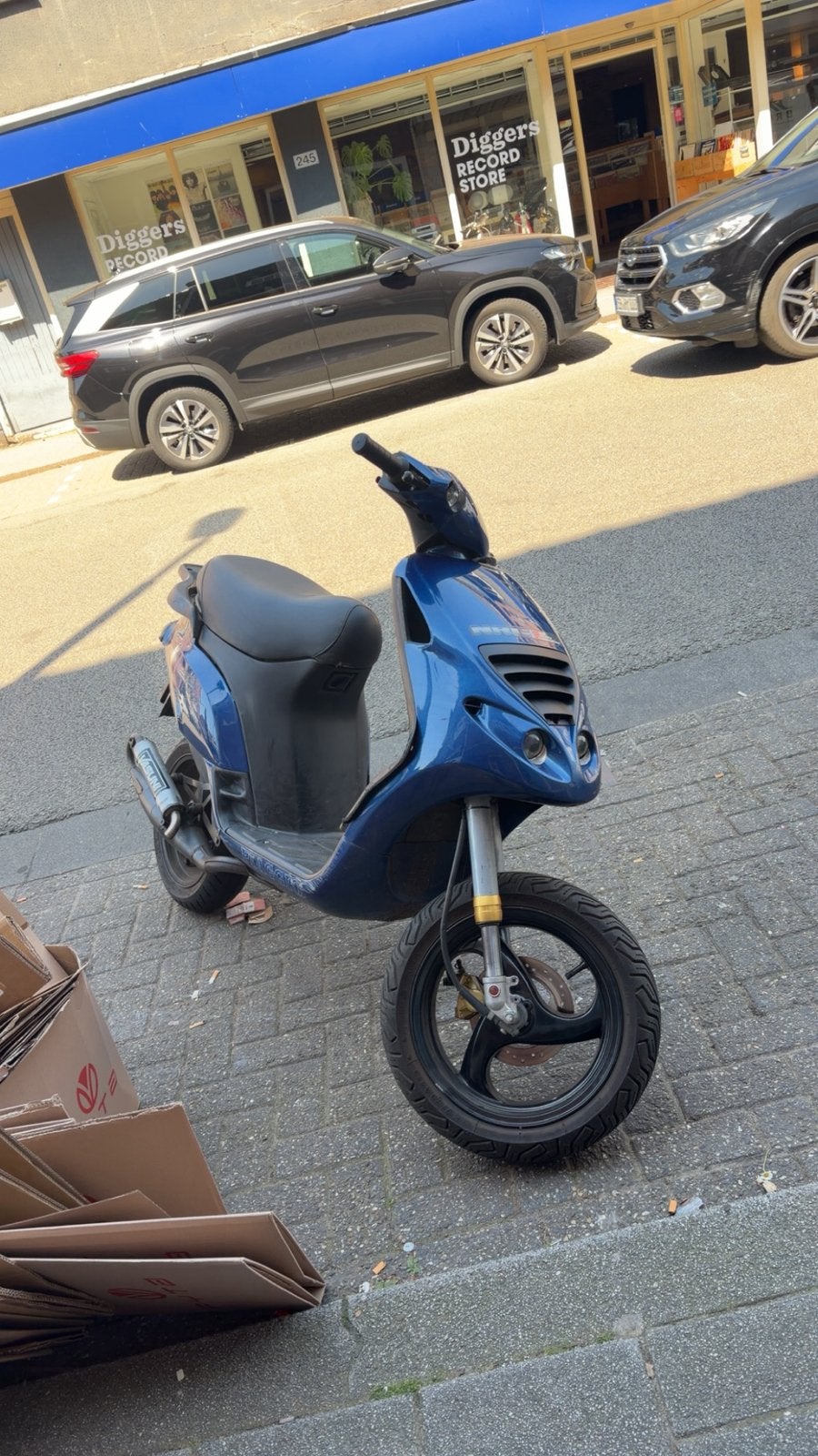 Piaggio NRG niet lopend! – airsel 70cc/ Malossi / Polini –, Fietsen en Brommers, Snorfietsen en Snorscooters, Ophalen of Verzenden