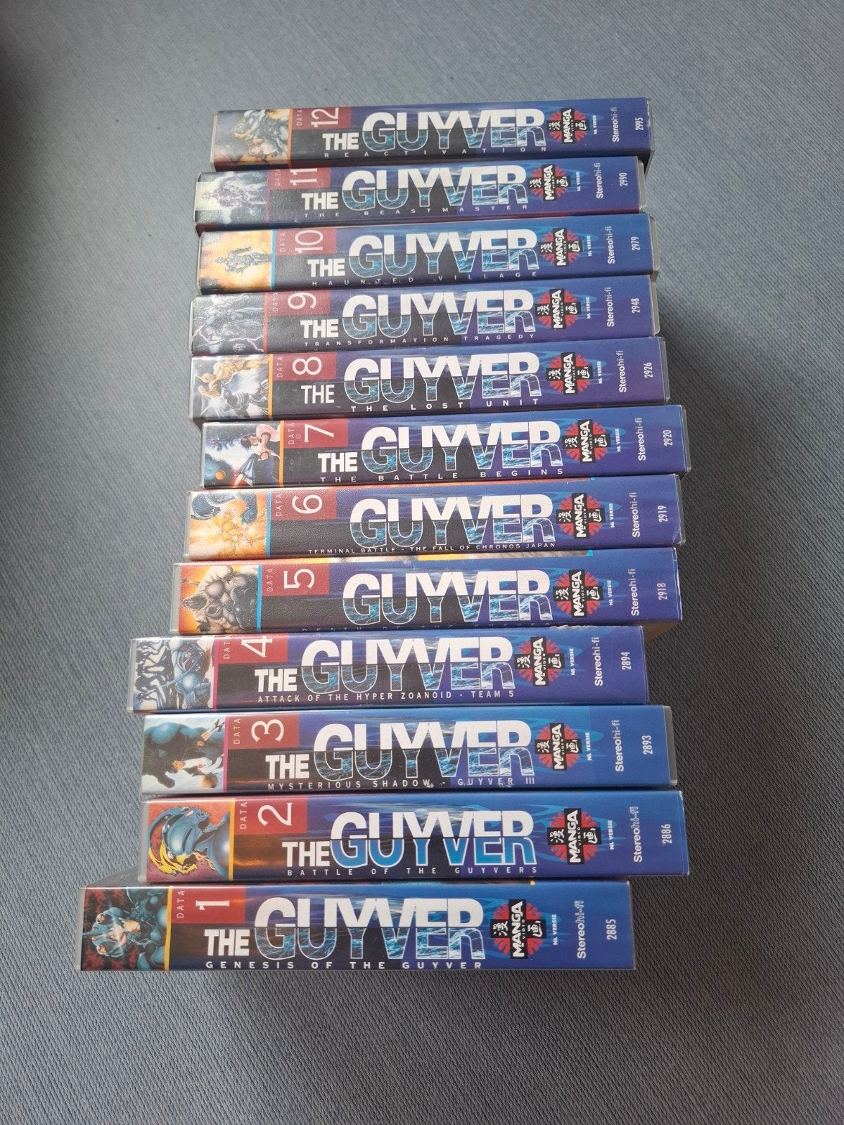 Zeldzame set  1/12 the guyver genesis of the guyver, Vanaf 12 jaar, Ophalen, Zo goed als nieuw