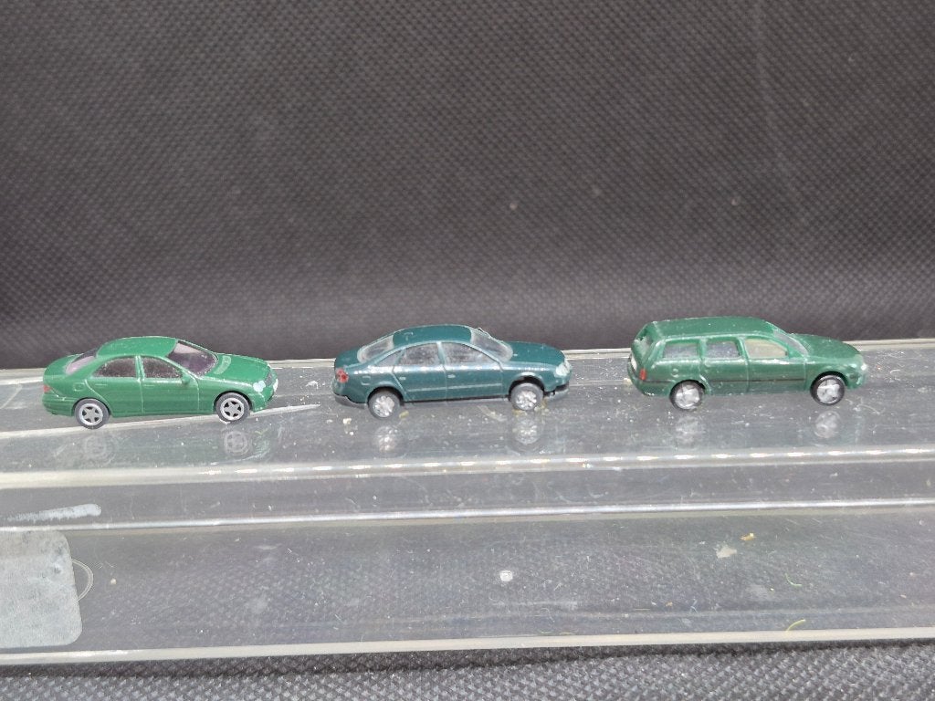 Wiking/Herpa/Busch - MB, Audi, Passat (16453), Gebruikt, Gelijkstroom, Fleischmann, Overige typen