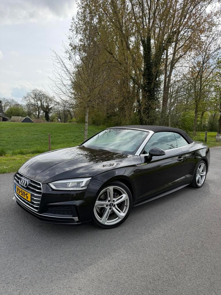 Audi A5 2.0 Tfsi S-Line, Nap, Virtual. Sport stuur., Zwart, 4 stoelen, Zwart, Origineel Nederlands