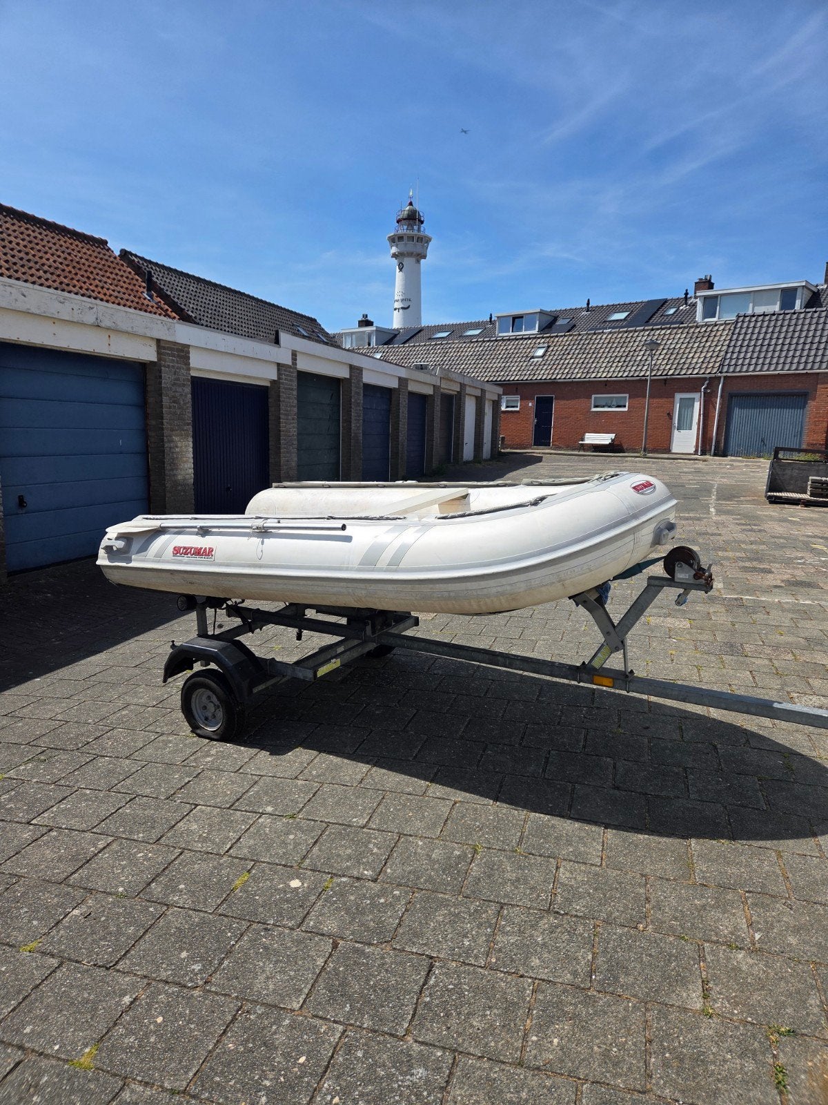 Suzumar MX-310/2 RIB met Yamaha F8 buitenboordmoto, Watersport en Boten, Rubberboten, Gebruikt, Suzumar, Inclusief motor, Ophalen