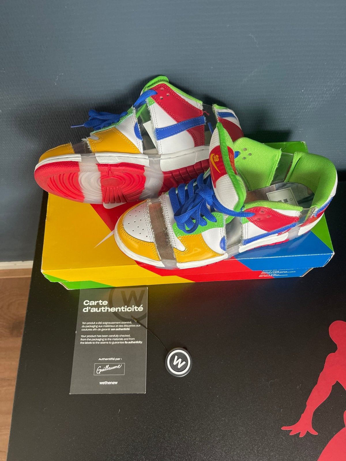 Nike Dunk Low SB eBay Sandy Bodecker 1x gedragen maat 38,5, Kleding | Dames, Schoenen, Overige kleuren, Ophalen of Verzenden, Sneakers of Gympen