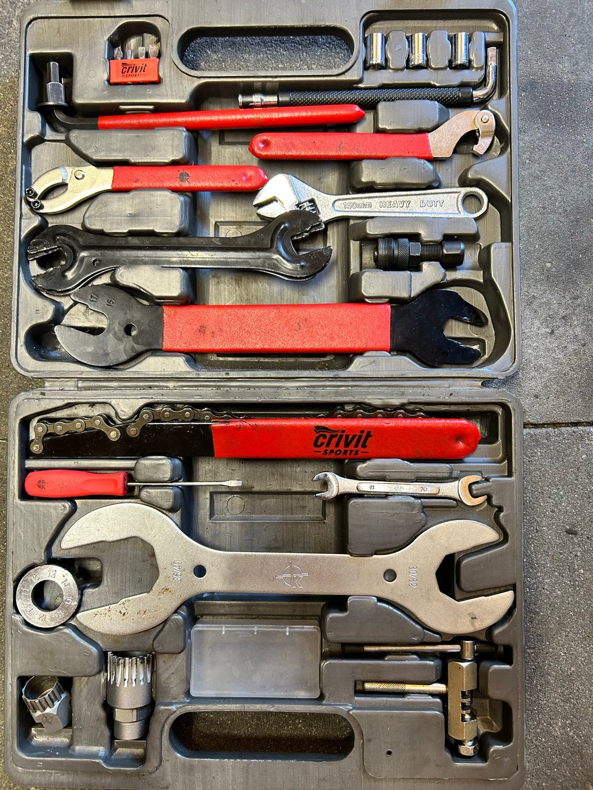 Crivit Fietsgereedschapset - Complete Set voor Fietsreparati, Ophalen of Verzenden, Gebruikt, Gereedschapsset