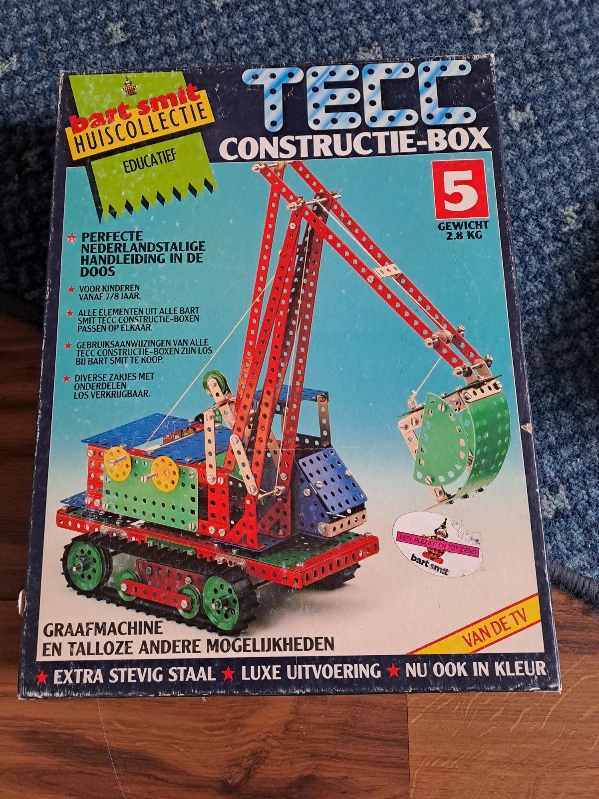 Tecc constructiebox graafmachine, Ophalen