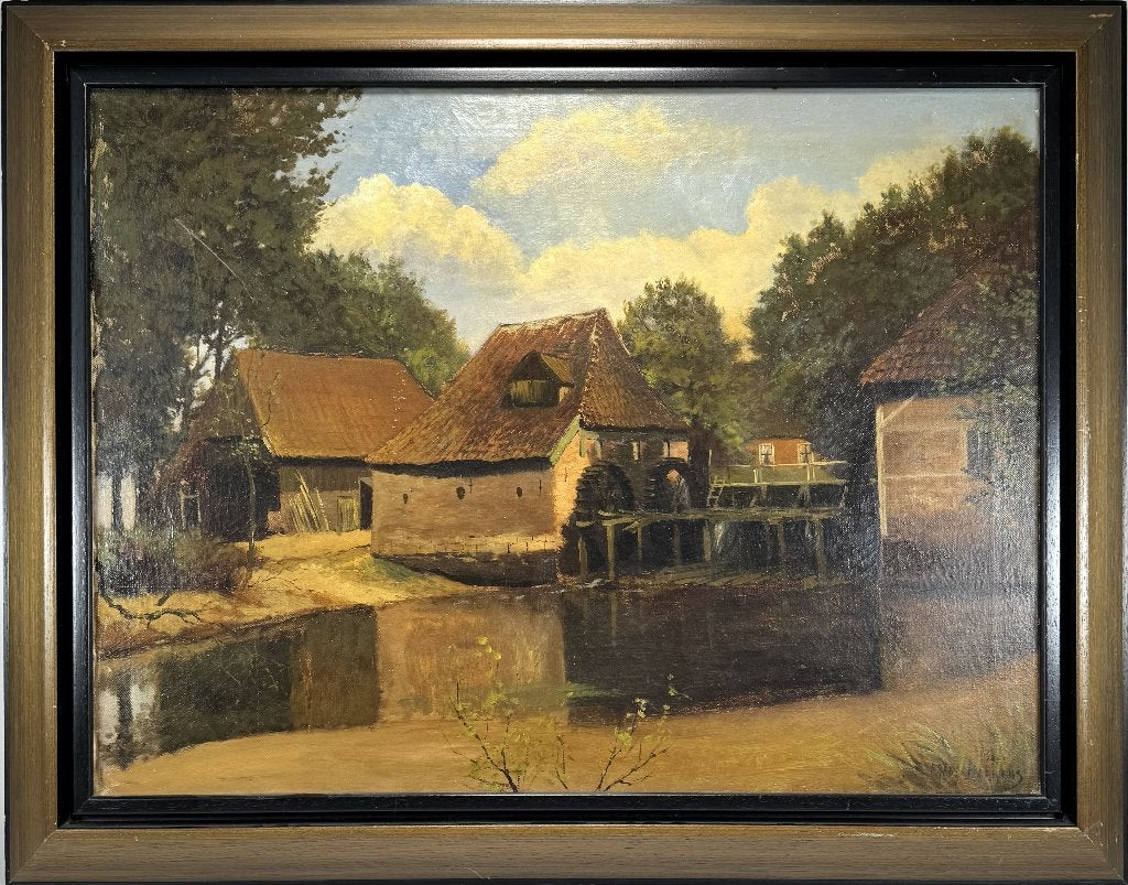 652. Olieverfschilderij, Frans Baaijens, 1943, Ophalen of Verzenden