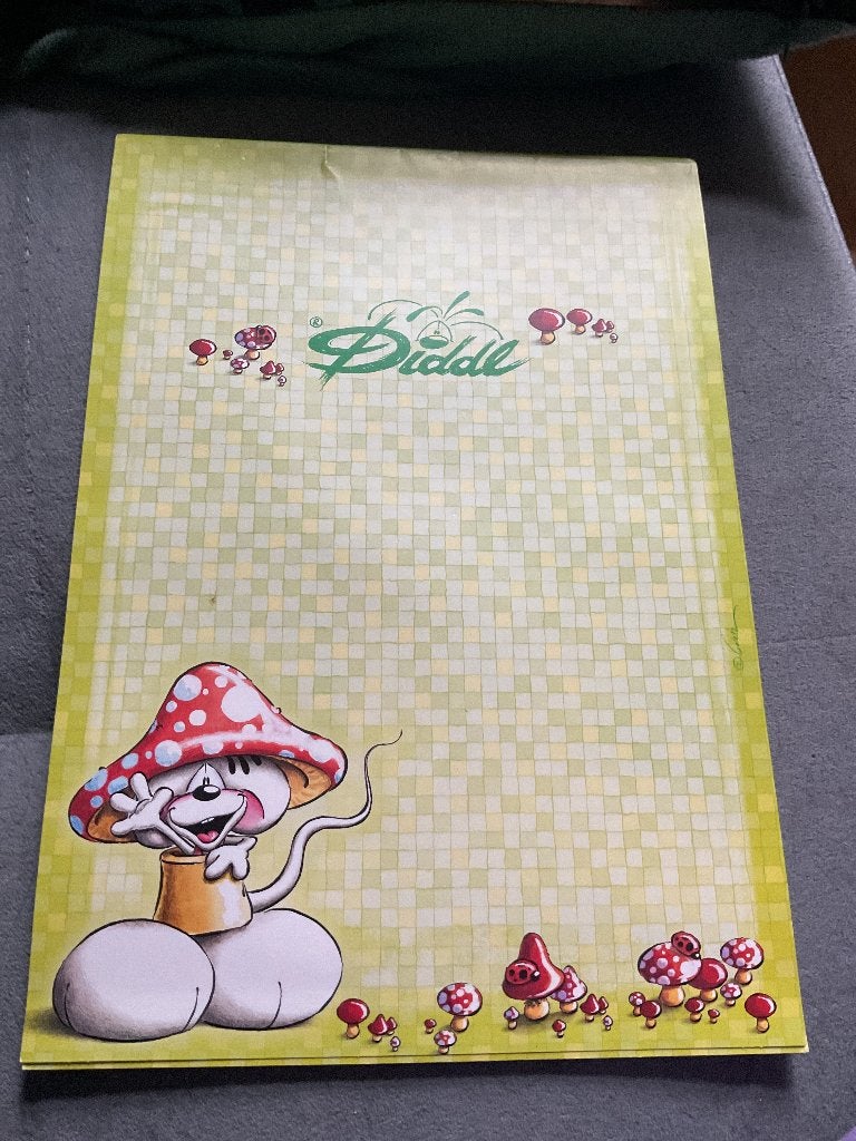 Diddl blok A4, Verzamelen, Diddl, Ophalen of Verzenden, Diddl, Gebruikt, Papier, Kaart of Schrift