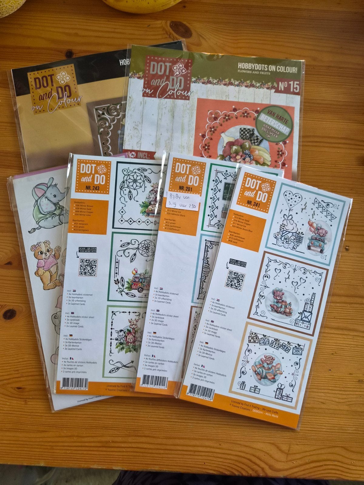 Assortiment Dot and Do, 6 verschillende sets, Hobby en Vrije tijd, Kaarten | Zelf maken, Ophalen of Verzenden, Nieuw, Overige thema's