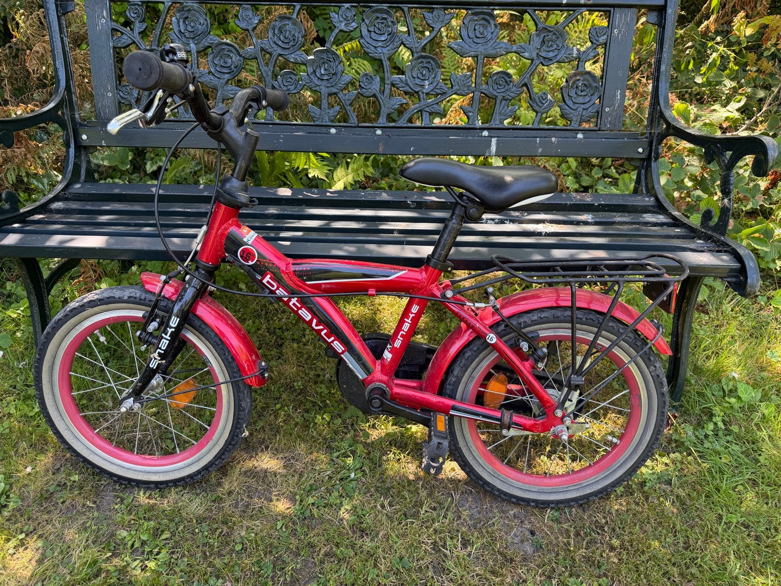 Batavus Snake kinderfiets 16 inch rood, Ophalen, Velgrem, Batavus®, 16 tot 20 inch