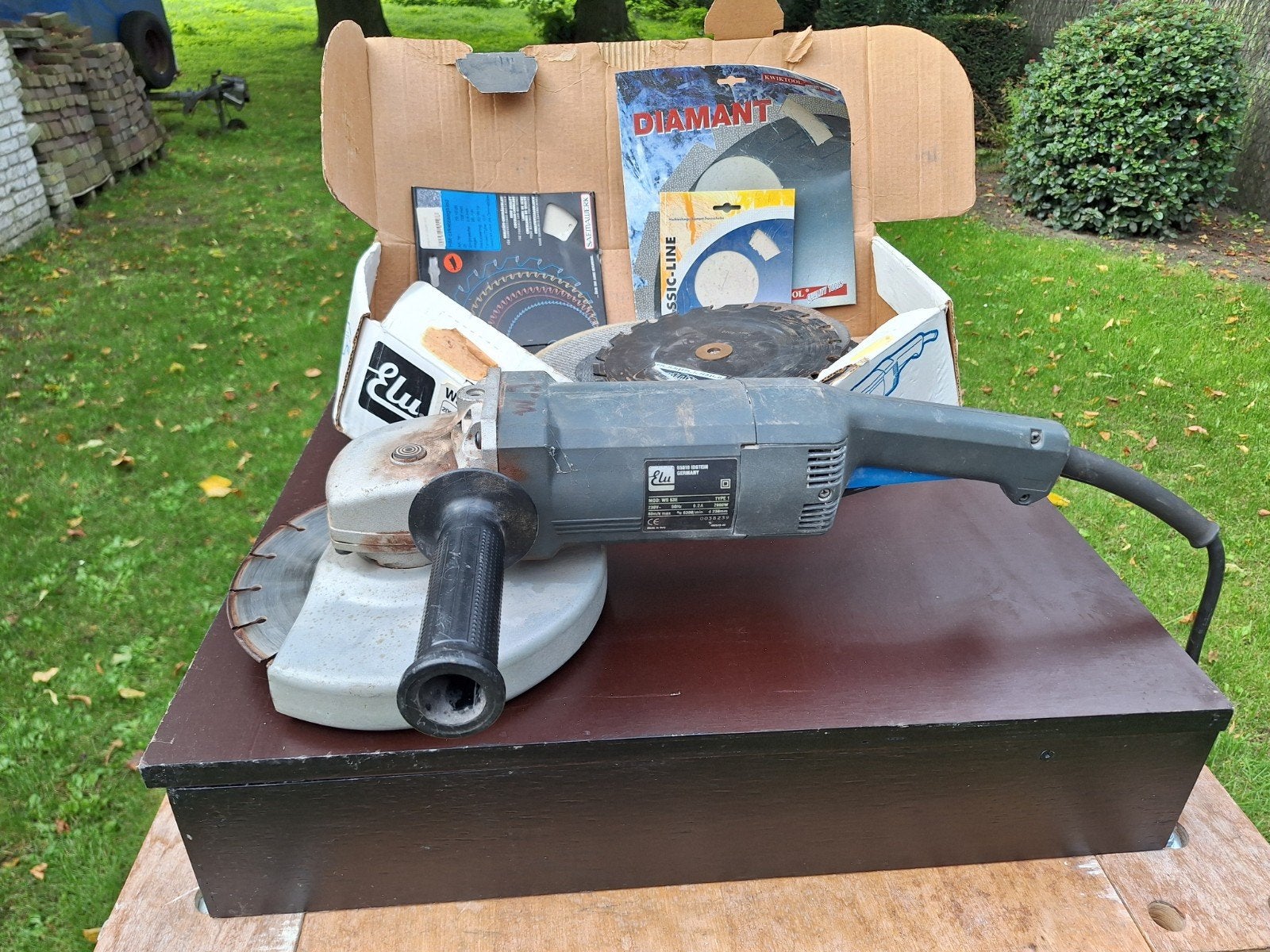 Elu WS53E Haakse Slijpmachine met Accessoires, Ophalen, Gebruikt, 1000 watt of meer, Haakse handslijpmachine