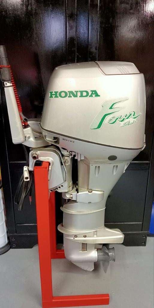 Honda 25 pk , 4-takt , langstaart , stuurknuppel, Ophalen, 10 tot 30 pk, Gebruikt, Elektrische start