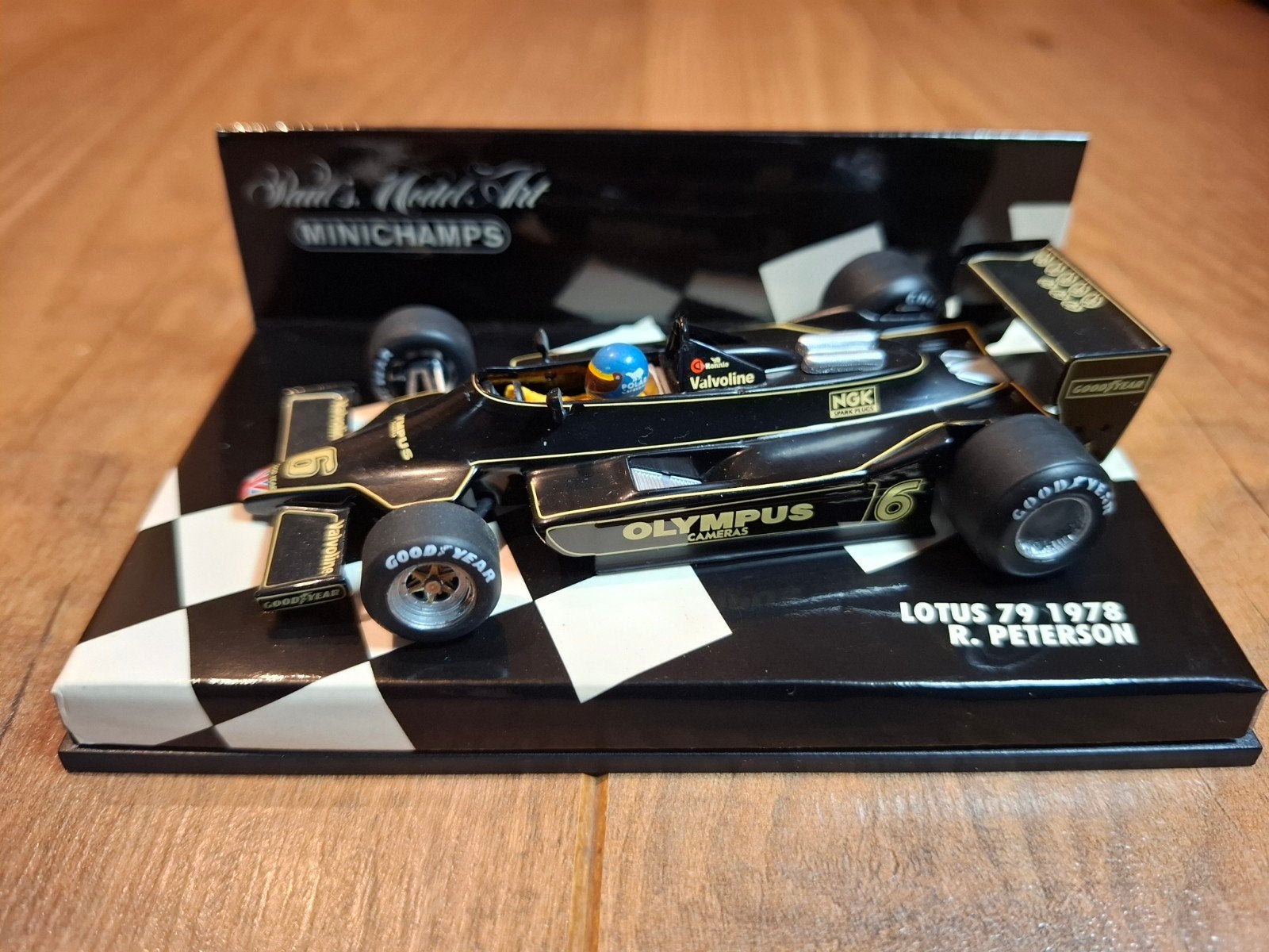 Minichamps Lotus 79 1978 R. Peterson Formule 1 modelauto, Ophalen of Verzenden, Zo goed als nieuw, Auto, MiniChamps