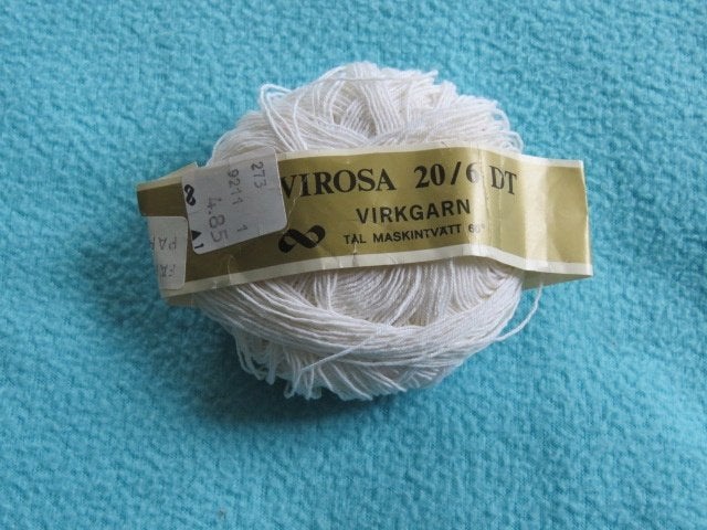 Nieuw bolletje dun haakkatoen wit 32 gram voor naald 1, Ophalen of Verzenden, Nieuw, Breien of Haken, Wol of Garen