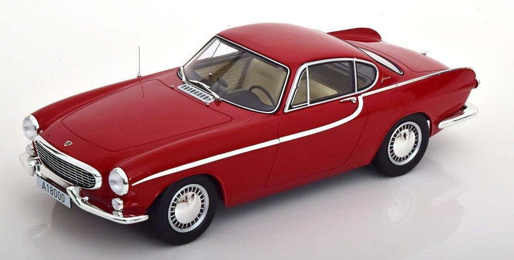 Volvo P1800 1961 Rood 1-18 Norev, Hobby en Vrije tijd, Modelauto's | 1:18, Auto, Norev, Ophalen of Verzenden, Norev