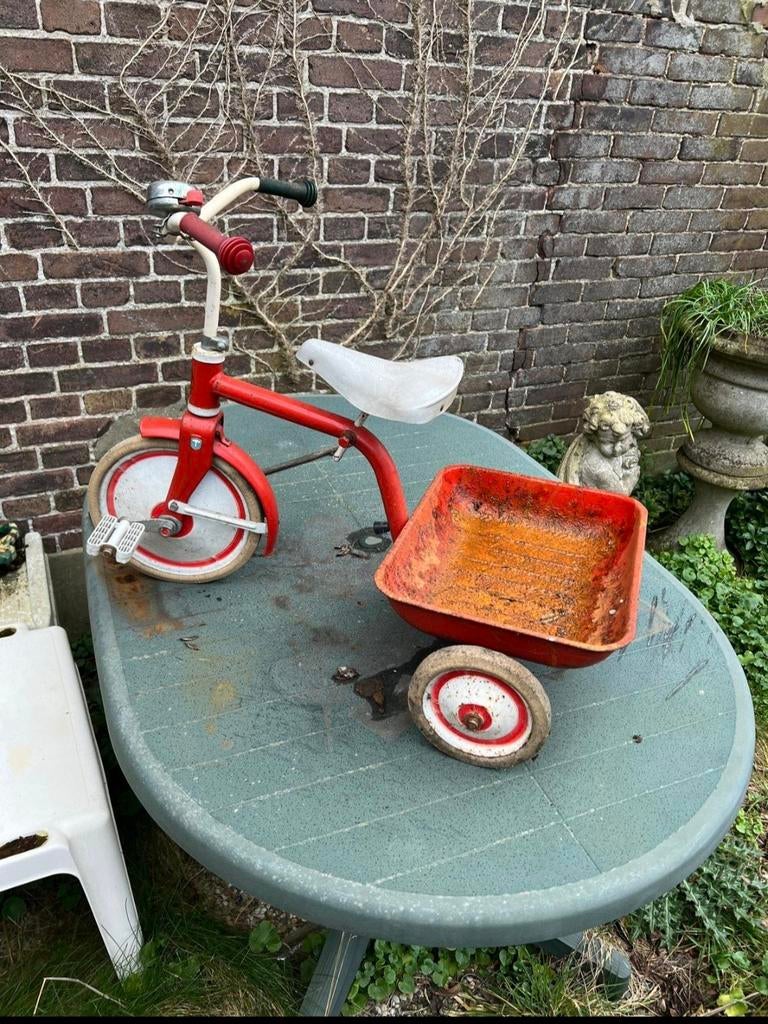 MOET WEG Vintage Winther kinder fietst aanhanger driewieler, Ophalen, Gebruikt, Trapvoertuig