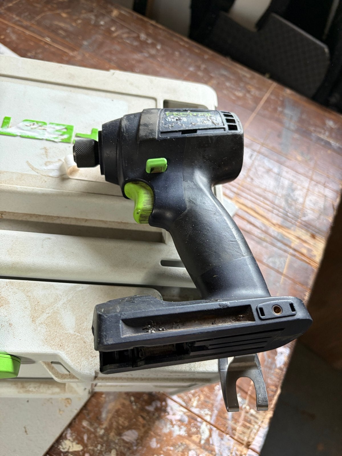 Festool TID 18 Accu-Slagschroevendraaier - Werkt goed, Doe-het-zelf en Verbouw, Gereedschap | Boormachines, Ophalen, Gebruikt