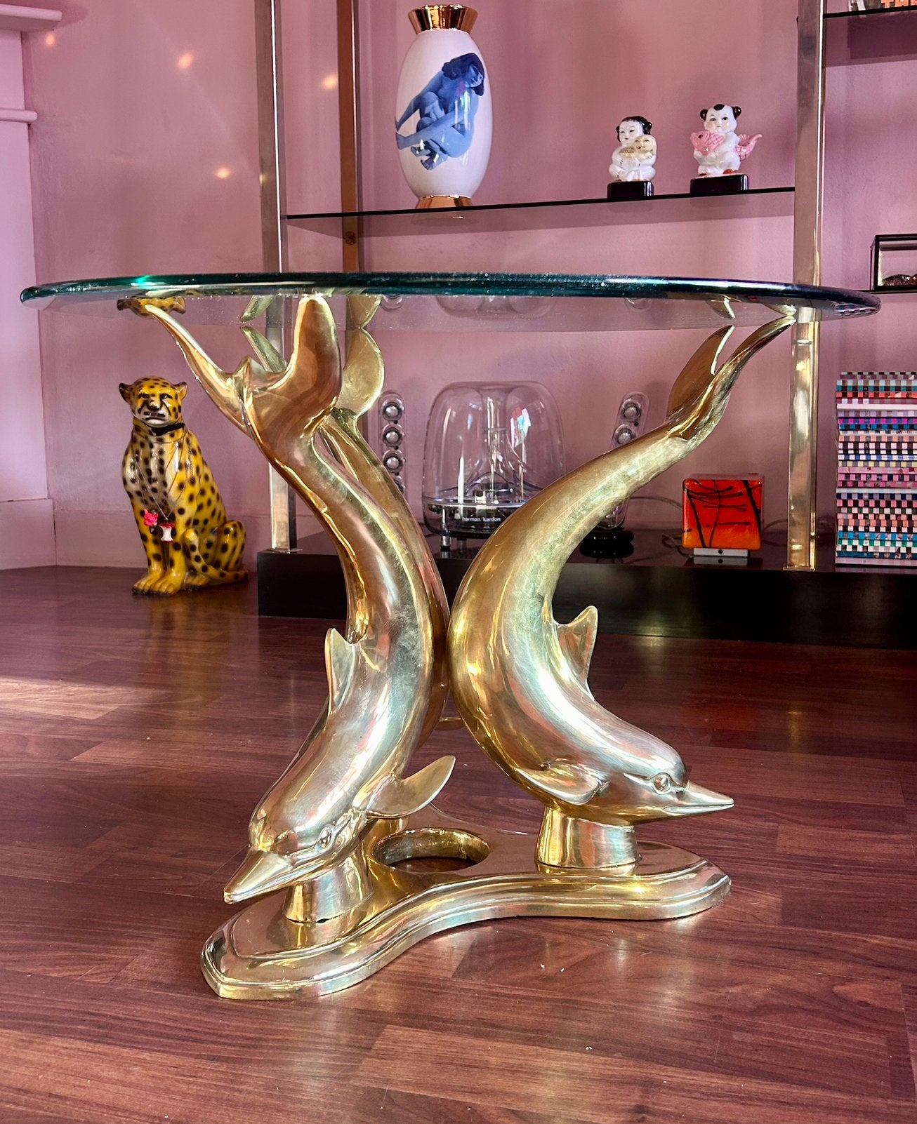 Hollywood regency salontafel, Ophalen