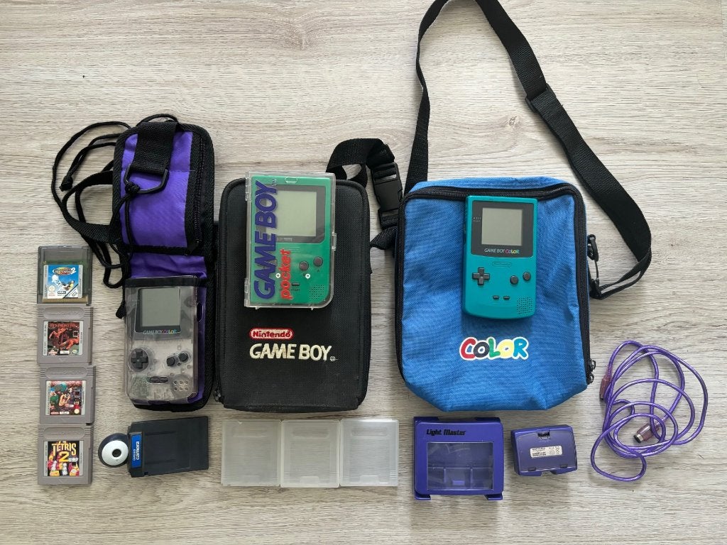 Gameboys, games en accessoires, Ophalen of Verzenden, Zo goed als nieuw, Game Boy Color, Met beschermhoes of tas