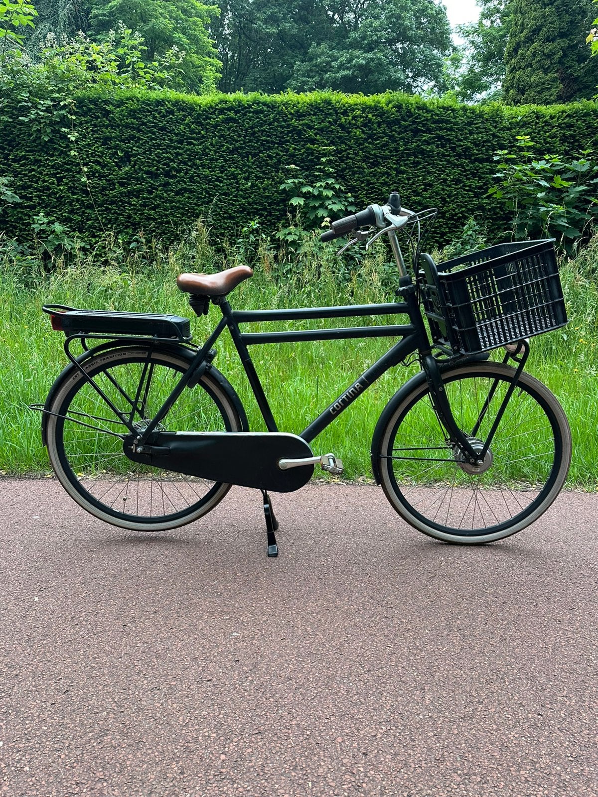 Cortina U4 elektrische herenfiets framemaat 61cm, Ophalen, Zo goed als nieuw, Overige merken, Versnellingen