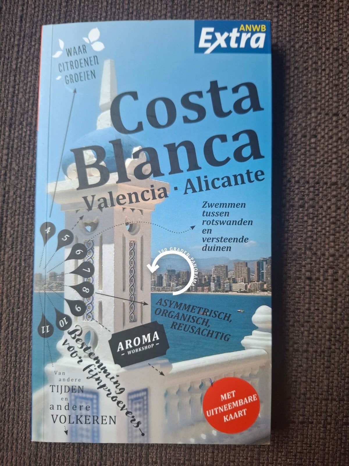 ANWB Extra Reisgids Costa Blanca Valencia Alicante , 2025, Europa, Ophalen of Verzenden, Reisgids of -boek, ANWB