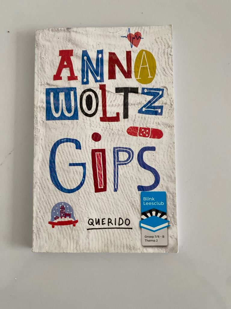 Gips - Anna Woltz (Blink Leesclub), Ophalen of Verzenden, Zo goed als nieuw, Fictie