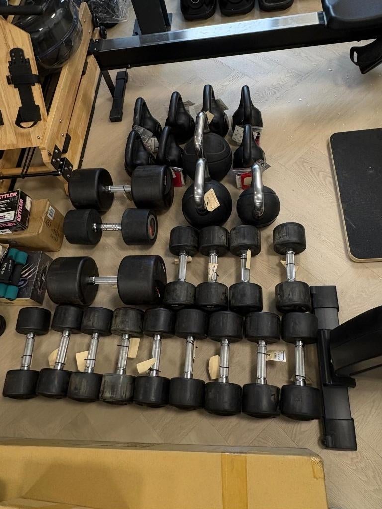 Life Fitness Lifemaxx Vaste Premium Dumbbells - Meerdere KG, Sport en Fitness, Fitnessmaterialen, Zo goed als nieuw, Dumbbell