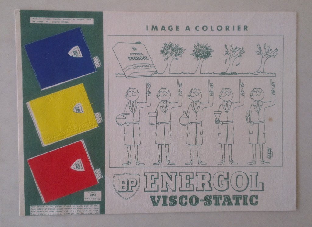 2 Vintage BP reclame items van Benzine stations Frankrijk, Ophalen of Verzenden, Nieuw, Gebruiksvoorwerp