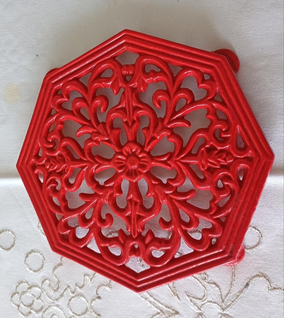 Gietijzeren onderzetter, Antiek en Kunst, Curiosa en Brocante, Ophalen of Verzenden
