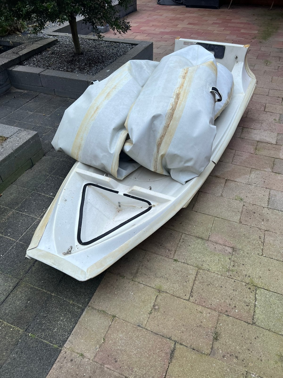 Rubberboot (ribboot) met werk, Watersport en Boten, Bootonderdelen, Gebruikt, Overige typen, Motorboot, Ophalen