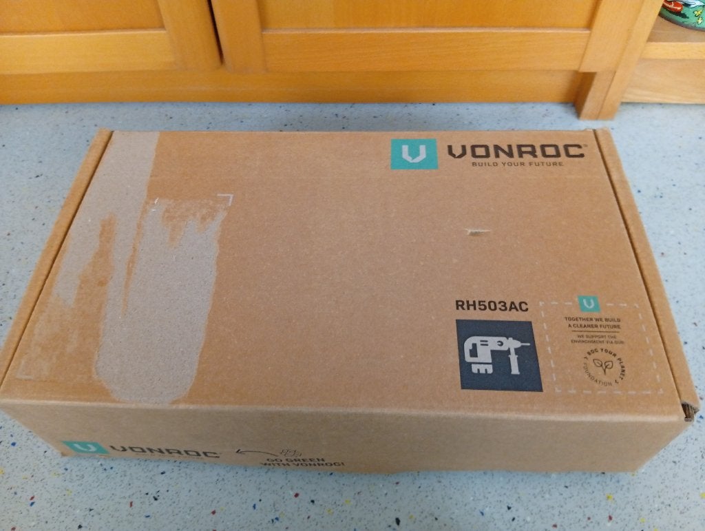 Vonroc boorhamer 1050 watt RH503AC, Ophalen of Verzenden, Zo goed als nieuw, 600 watt of meer, Boor- en/of Breekhamer