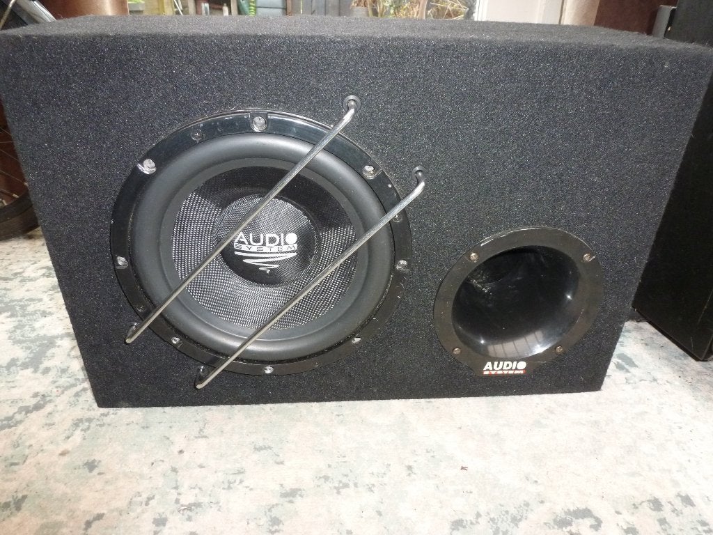 Audio System HX 10 SQ Subwoofer, Auto diversen, Autospeakers, Ophalen, Gebruikt